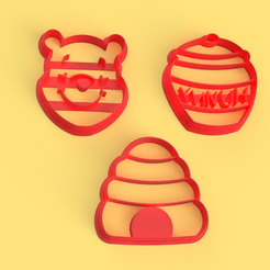 poo.png Cookie Cutter Winnie The Pooh x3