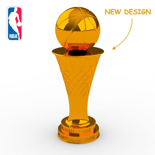 NEW NBA MVP FINALS TROPHY - Bill Russell 3D model
