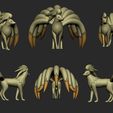 ninetales-2.jpg Pokemon - Ninetales with 2 poses