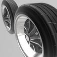 4.png VW Sprintstar wheel and tire for 1/24 scale auto