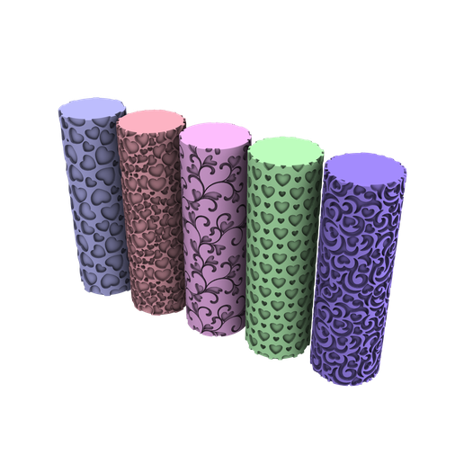 2.png Descargar archivo STL Roller Polymer Clay Paquete de 5 rodillos/COPYRIGHTED LICENSE • Objeto imprimible en 3D, EULITEC