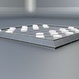 13.jpg Checkers Board Game 3D Print Model
