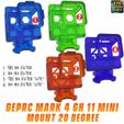 Geprc-Mark-4-GH11-Mini-Mount-20-Degree-2.jpg GEPRC Mark4 Gopro Hero 11 Mini Mount 20 Degree