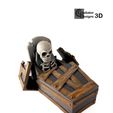 diator signs 3D Skeleton Coffin Surprise