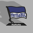 Bild_2024-02-15_123032963.png Hertha BSC Berlin flag, crest, logo, Bundesliga, preparation for LED, sign, soccer