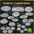 MMF-Demon-summoning-1.jpg Demon Summoning (Big Set) - Wargame Bases & Toppers 2.0