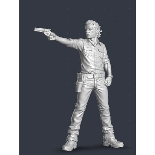 🔥 Rick - Post-Apocalyptic Walking Dead Survivor and Leader (32 mm - Zombicide compatible)