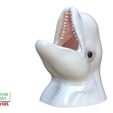 Beluga-Pen-Holder-color-1.jpg Beluga whale hollow pen holder 3D printable model