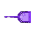 type_83_turret.stl PLA Type 83 self propelled howitzer for microarmor