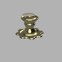 svicen.jpg STL file Candlestick ø22mm・3D printable model to download