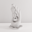 Left.png BackFlow Incense Burner Vase and Hand for 3D printing