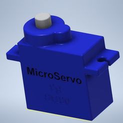 Servo_SG90.jpg Modèle 3D du micro-servosystème SG90 9g
