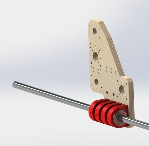 AssemblageRoulement.JPG Y Carriage for Root CNC 3 (Bearing/Rod)