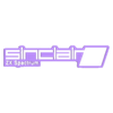 NEGRO_LogoSinclair.stl Sinclair Spectrum logo