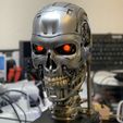 IMG_E0391.jpg Fichier STL Crâne de Terminator T-800 mobile・Modèle à télécharger et à imprimer en 3D