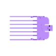 CLIPPER GUARD #12.stl Clipper Guide Comb - No.12
