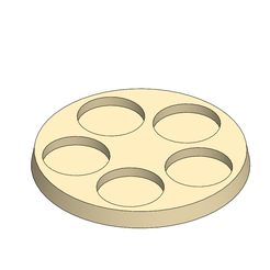 BR5x25A.png Round base for 5 x 25mm bases