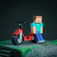 SC3.jpg Free STL file Minecraft Steve's Scooter・3D printing model to download
