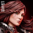 210726-Wicked-RedSonja-Sculpture-Image-018.jpg WICKED MARVEL RED SONJA SCULPTURE : TESTED AND READY FOR 3D PRINTING
