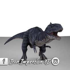 rex1.JPG STL file Dinosaur・3D printer design to download
