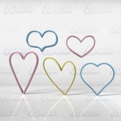 ENA14.jpg Hearts Set - Cookie Cutter Valentine's Day