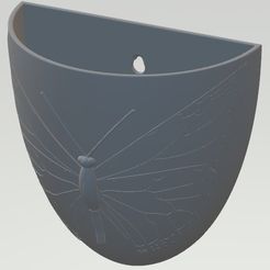 7f768cdd2a822c9c55ff4df4d9b4f0ff_display_large.jpg STL-Datei Butterfly-Flower-Pot kostenlos・Design für 3D-Drucker zum herunterladen