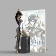 0000000000.png ANIME - SHOGUN RAIDEN DE GENSHIN IMPACT BOOKEND