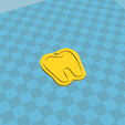 diente1.png Key chain Tooth