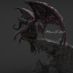 illidanstormrage.png Archivo OBJ Impresión 3D de Illidan Stormrage・Objeto imprimible en 3D para descargar