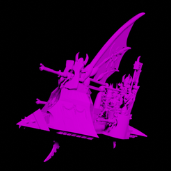 daisrender.png Fichier STL gratuit Bateaux éradicateurs d'elfes de l'espace maléfiques et navire trône・Design imprimable en 3D à télécharger
