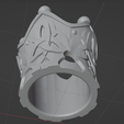 10.png Crown of Insight -- Keychain -- Genshin Impact Ornament -- 3D Print Ready