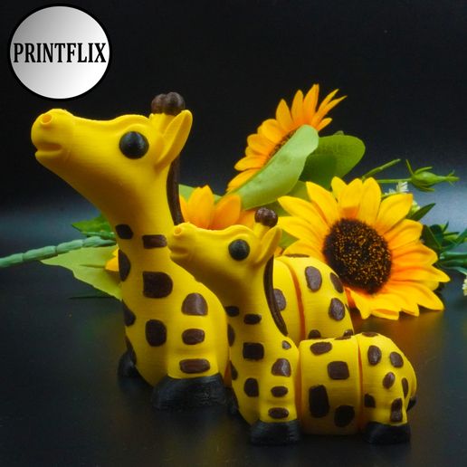 b.jpg GIRAFFA PICCOLISSIMA E CARINA IN LAMIERA FLESSIBILE