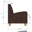 CH2-05.JPG Miniature armchair mockups props 3D print model
