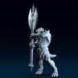 02.jpg Werewolf Warrior 3D print model