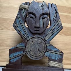 46f34fdc-d412-4770-9b78-aebfe728443b-1.jpg Fichier STL TOTEM KOH-LANTA FEU SACRE・Design à télécharger et à imprimer en 3D