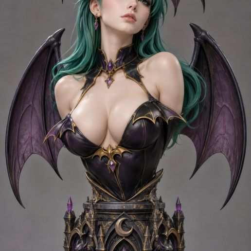 Morrigan - Darkstalkers - Bust Edition