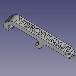 veronique.jpg STL file Pocket bottle opener Véronique・3D printable model to download