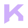 K.stl Letters and Numbers BATMAN FOREVER Letters and Numbers | Logo
