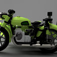 4.png Motorcycle with sidecar  and toothpicks