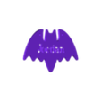 Jordan.stl US Names Halloween Bat Decoration Necklace