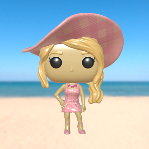 dibujo barbie playa png
