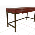 Prewiev_5.png Desk 3D Model Low-poly 3D model Desk-2