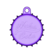 nuka cola keychain.stl Llavero Nuka Cola Cap