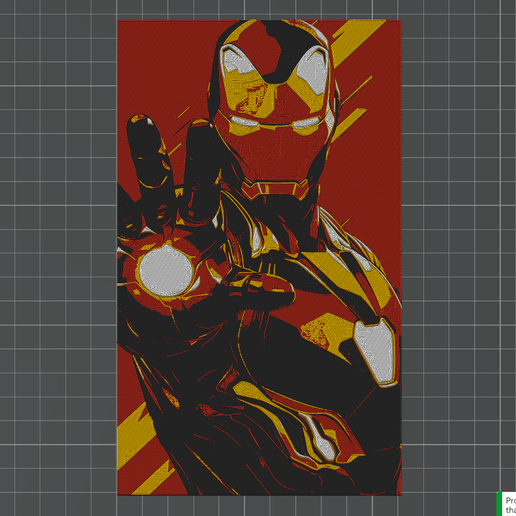 👨 Iron man Marvel Frame/Painting/Picture/Cuadro with Relief 4 Colors ...