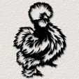 project_20230818_1844400-01.png silky chicken wall art silky rooster wall decor 2d art animal