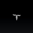 SDAA54D4AS212FD1.jpg Pendente Bird Letter T Modelo de impressão 3D