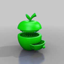 applegrinder3v.png Fichier STL moulin à pommes avec boîte à herbes・Plan imprimable en 3D à télécharger