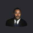 model-5.png Martin Luther King-bust/head/face ready for 3d printing