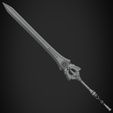 BlackCliffFrontalWire.jpg Genshin Impact Black Cliff Sword for Cosplay