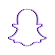 Snapchat-Logo.stl SnapChat Logo